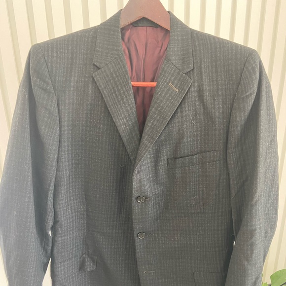Vintage Suits & Blazers Vintage Ramsgate Clothing Dark Plaid Sports Coat Poshmark